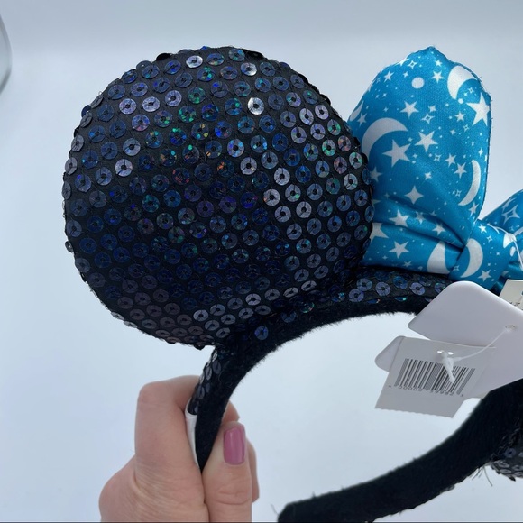 Disney Black and Blue Minnie Mouse Ears - Picture 7 of 11